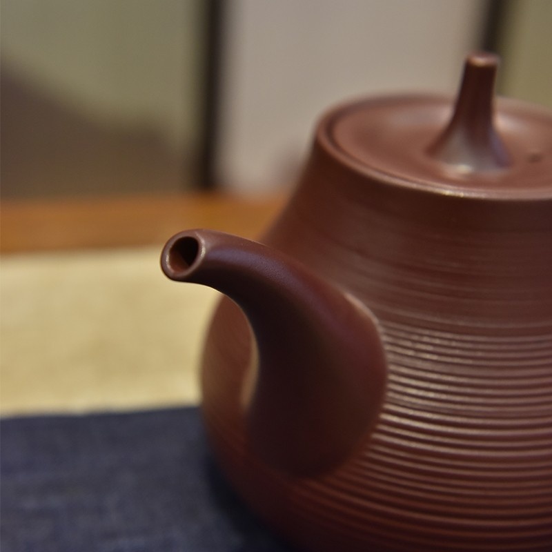 SEKO/新功 紫砂壶侧把千线壶棕红色煮茶壶烧水壶功夫茶壶