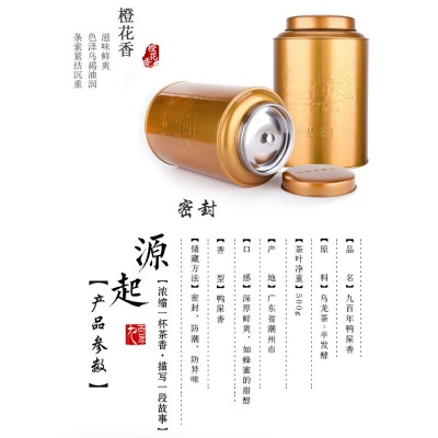 九百年茶业 凤凰单从茶杨梅香浓香型半发酵乌龙茶GH2杨梅香250g*2