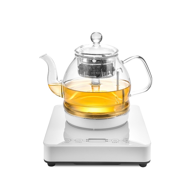 SEKO新功W19 智能全自动上水煮茶器喷淋式蒸汽煮茶壶电茶炉黑茶壶养生壶