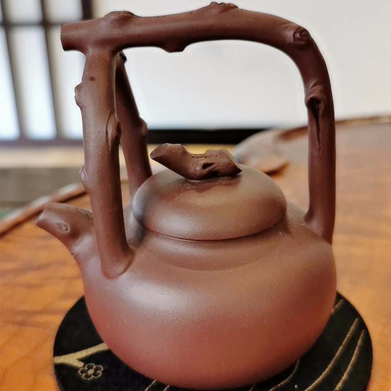 新功茶馆 小东坡提梁泡茶壶单人功夫茶具套装大小容量仿古