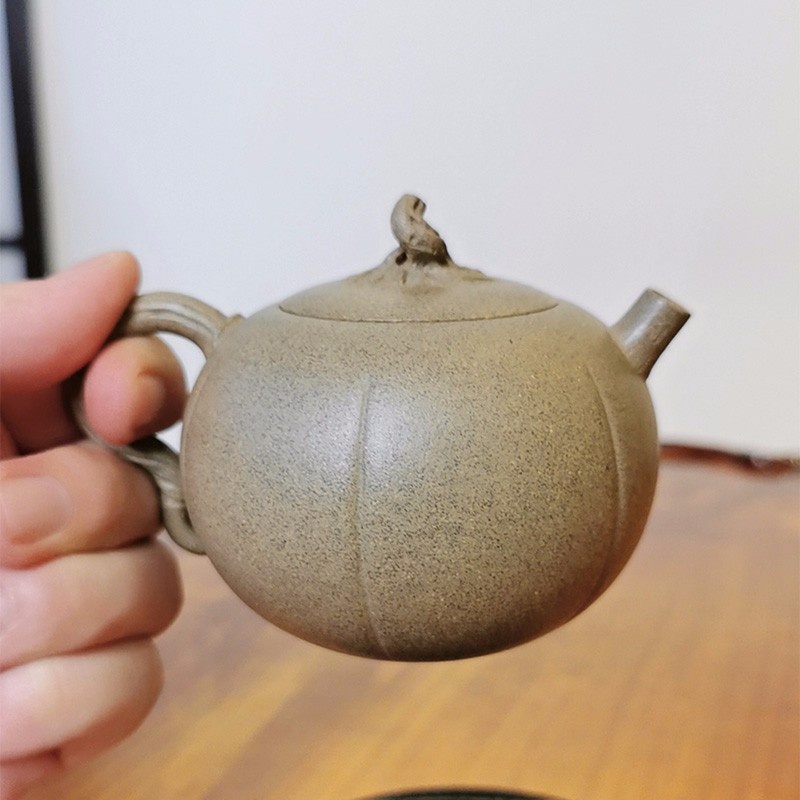 新功茶馆 小北瓜宜兴紫砂壶小茶壶紫砂茶具套装家用泡茶壶
