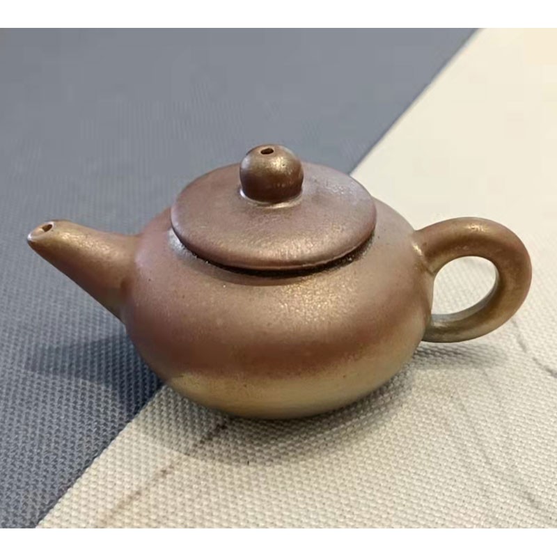 初売り】 伊勢崎卓 備前焼 種壺 水指 替え蓋 共箱 茶道具 骨董品、美術 